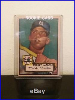 Topps 1952 Mickey Mantle Rookie Card Unknown