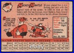 Topps 1958 Mickey Mantle #150 New York Yankees