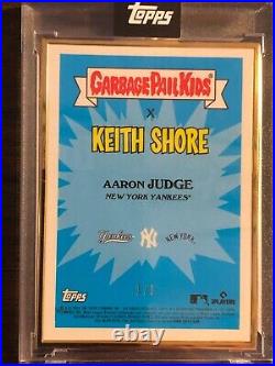 Topps MLB x Garbage Pail Kids #1A Aaron Judge New York Yankees Shore Proof 1/1