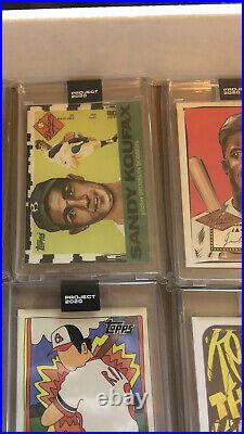 Topps Project 2020 Complete Set 1-400 all cards In Hand Ermsy Trout With Boxes