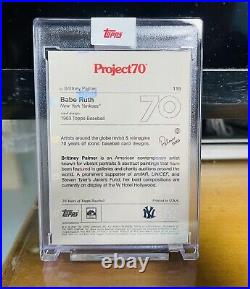Topps Project 70 Card 115 1963 Babe Ruth by Brittney Palmer Short Print A+Seller