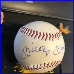 Unique Special Edition Mickey Mantle Autographed Baseballs UDA / Ken Burns