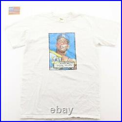VINTAGE 80's Salem Mickey Mantle T-Shirt New York Yankees Large USA MADE RARE