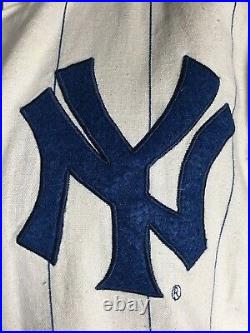 VINTAGE Mirage New York Yankees 1927 World Series Reversible Jacket Men's MEDIUM