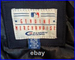 VINTAGE Y2K New York Yankees Jacket Mens XL Wool Leather