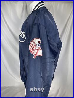 VTG Starter New York Yankees MLB Satin Dugout Jacket Men's XL