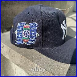 Vintage 1996 New York Yankees World Series Champions Snapback Hat ANNCO Rare NEW