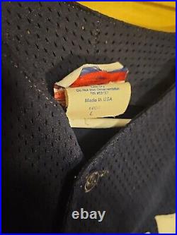 Vintage 2000 Jorge Posada New York Yankees World Series Jersey Stitched Sewn L