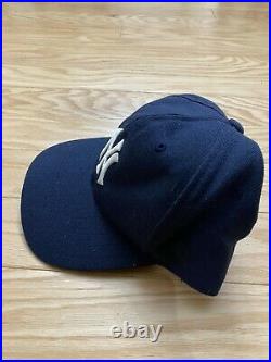 Vintage 80s New York Yankees Sports Specialties Wool Snapback Hat Cap RARE