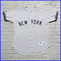 Vintage 90s New York Yankees Baseball Jersey Authentic Sewn Pro Cut