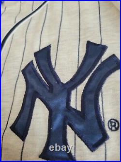 Vintage 90s New York Yankees Men's Pinstripe MLB Starter Jersey, Size Large