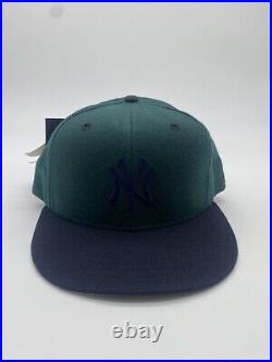 Vintage 90s New York Yankees New Era Fitted Hat Size 7 3/8 5950 Wool USA NY