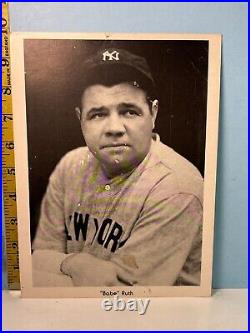 Vintage Babe Ruth New York Yankees Baseball Photo