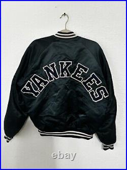 Vintage Chalk Line New York Yankees USA Made Satin Bomber Jacket Large