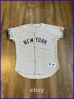 Vintage Derek Jeter New York Yankees Russell Athletic Jersey 48 NY MLB Baseball