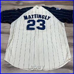 Vintage Don Mattingly Jersey Mens Large Cooperstown New York Yankees Throwback