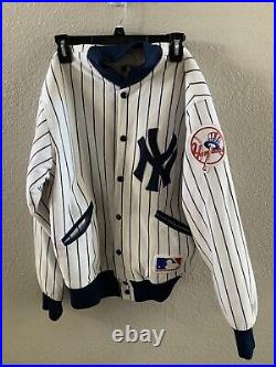 Vintage Felco New York Yankees Pinstripe Jacket Large