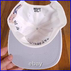 Vintage MLB Starter Arch New York Yankees The Natural Snapback Hat White Twill