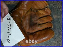 Vintage Mickey Mantle Yankees Baseball Glove Pro Master 1950s Leather Estate