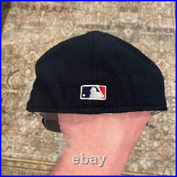 Vintage New Era New York Yankees 2000 World Series Fitted Baseball Hat Cap 7 3/8