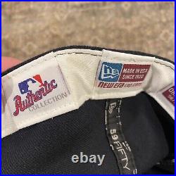 Vintage New Era New York Yankees 2000 World Series Fitted Baseball Hat Cap 7 3/8