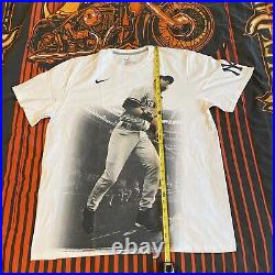 Vintage New York Yankees AOP Derek Jeter Big Print Shirt Mens XXL Nike