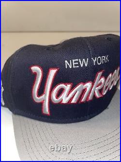 Vintage New York Yankees Hat Snapback Mens Script Sports Specialties Cap