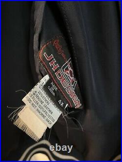 Vintage New York Yankees Jeff Hamilton Reversible Jacket Size 4XL