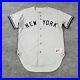Vintage New York Yankees Jersey Mens 44 Gray Rawlings Blank Button Up Adult