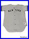 Vintage New York Yankees Rawlings Authentic Jersey 44 L MLB Blank Road USA Gray