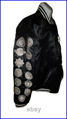 Vintage New York Yankees Satin G3 World Series Champions Patch Jacket Size XL