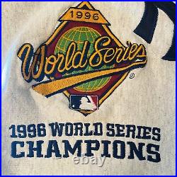 Vintage Rare 1996 New York Yankees Mens Sweatshirt Sz L MLB World Series Champs