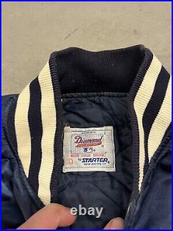 Vintage STARTER MLB New York Yankees Satin Button Front Jacket Men's Large
