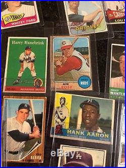 Vintage Star Shoebox Collection Mantle, Mays, Aaron, Williams, Rookies