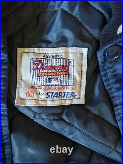Vintage Starter Bomber Jacket New York Yankees XL Fantastic Condition