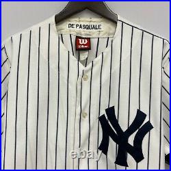 Vtg New York Yankees #30 Wilson 80s/90s Men's Size 44 Pinstripe Authentic Jersey