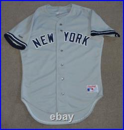 Vtg New York Yankees Rawlings AUTHENTIC Jersey Sz 44 Blank