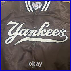 Vtg New York Yankees Starter Jacket Sz 3XL XXXL MLB Baseball Satin 90s