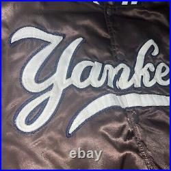 Vtg New York Yankees Starter Jacket Sz 3XL XXXL MLB Baseball Satin 90s