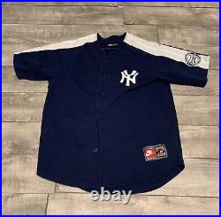 Vtg Nike Cooperstown New York Yankee Jackson Baseball Stitched Jersey Uniform XL