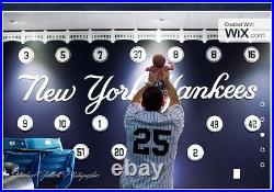 YANKEES 3D Retired Numbers set of ANY 6 signs art Jersey New York Baseball