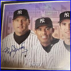 YANKEES New York Yankees 2003 Opening Day 100th Anniversary team photo Signed X4