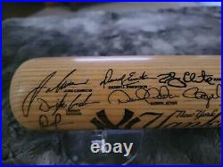 Yankees 2000 Team Engraved Limited Edition Bat Number 803 Of 2000