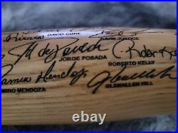 Yankees 2000 Team Engraved Limited Edition Bat Number 803 Of 2000