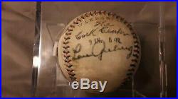 Yankees Babe Ruth & Lou Gehrig Signed 1926 Ban Johnson Oal Baseball with COA