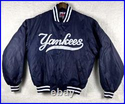 Yankees Majestic Authentic Collection New York Bomber Jacket Men's M VTG Read