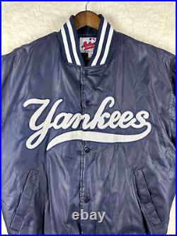 Yankees Majestic Authentic Collection New York Bomber Jacket Men's M VTG Read