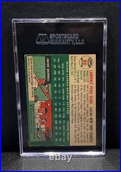 Yogi Berra 1954 Topps SGC 5 Baseball Card Graded Vintage New York Yankees #50